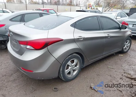2014 Hyundai Elantra Se z USA, uszkodzony, nr VIN 5NPDH4AE4EH523625